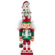 Notenkraker sneeuwpop l30cm