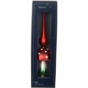 Piek glas l8b8h31 cm rood/kleur(en)