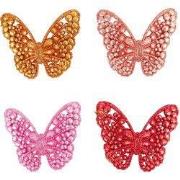 3.5 inch Butterfly Orn X 4. 5x5x10 cm kerstornament