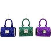 4.5 inch Lady Handbag Orna X 3. II 5x5x10 cm kerstornament
