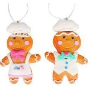 4.375 inch H Dough Gingerbread Chef Orna X 2. 5x5x10 cm kerstornament