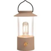 Portable lantaarn 24x9 cm zand