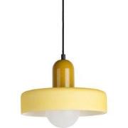 Leitmotiv - Hanglamp Opaco Grato - Ochre yellow & soft yellow