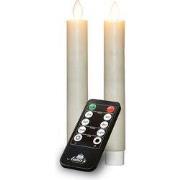 Dinerkaars-USB wax 18 cm wit