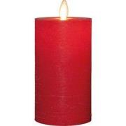 Stompkaars-USB wax 12,5x7,5 cm rood