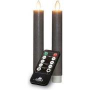 Dinerkaars-USB wax 18 cm taupe