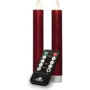 Dinerkaars-USB wax 18 cm bordeaux