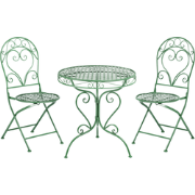 ALBINIA - Bistroset voor 2 - Groen - Metaal