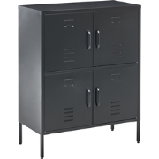 HOLBECK - Kantoorkast - Zwart - IJzer