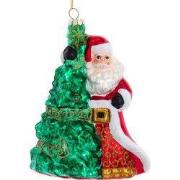 Ornament glas kerstman kerstboom l18cm