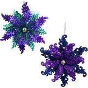 4.7 inch Snowflake Ornament X 2. 5x5x10 cm kerstornament