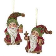 Resin kabouter kerstman 2A 7,5 cm ornament