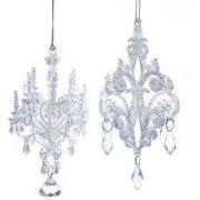 Heldere/irid kroonluchter 2A 19 cm ornament