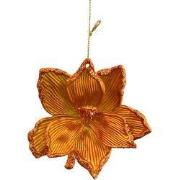 Plastic bloem 10 cm ornament V