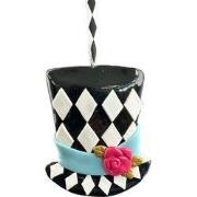 Kleideeg hoed 7 cm ornament