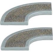 Road curve 2 stuks l26,5xb10xh1,5 cm