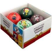 Kerstballen set polystyreen Looney Tunes 4 stuks 8,3 cm II