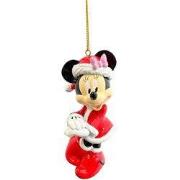 Resin 3D Minnie kerstman 10 cm ornament