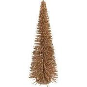 Clayre & Eef Kerstdecoratie Beeld Kerstboom Ø 20x50 cm Beige Hout