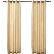 Larson - Velvet Gordijnen - 2.8m x 2.5m - Ringen - Beige