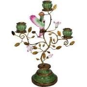 URBANJNGL - Bird Polyresin Multi Candle Holder 26x13x37cm