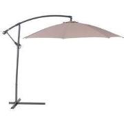 Athene parasol - Ø300 cm - carbon black - taupe