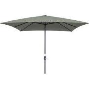 Lotus parasol - 250x250 cm - carbon black - olijf