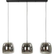 Hanglamp - Smoke Glas - 145x35x150cm - 3-Lichts - Drift