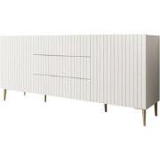 Meubella - Dressoir King - Wit - 180 cm - Met lades