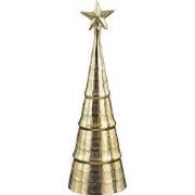 Decorative Christmas Tree - H36 x Ø11 cm - Aluminium - Gold