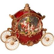 Koets led sneeuwlantaarn 22.6x26cm