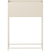 TAPIEN - Verhoogde plantenbak - Beige - 70 x 30 x 100 cm - Metaal