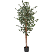 FICUS TREE - Kunstplant - Groen - 167 cm - Synthetisch materiaal
