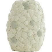 Decoratieve Vaas SHELL cr?me+taupe