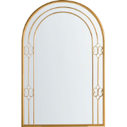 MAUTRE - Wandspiegel - Goud - Metaal