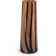 Vaas Niala bruin  12x12x32 cm