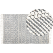 SOLHAN - Modern vloerkleed - Beige - 160 x 230 cm - Wol