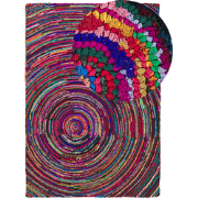 MALATYA - Vloerkleed - Meerkleurig - 160 x 230 cm - Polyester