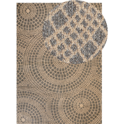 ARIBA - Jute vloerkleed - Grijs - 160 x 230 cm - Jute