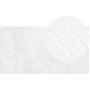 GHARO - Shaggy vloerkleed - Wit - 80 x 150 cm - Polyester