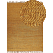 LUNIA - Jute vloerkleed - Mosterdgeel - 160 x 230 cm - Jute