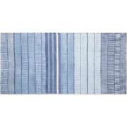 YARDERE - Laagpolig vloerkleed - Lichtblauw - 80 x 150 cm - Viscose