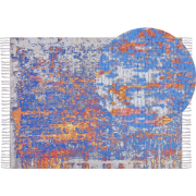 ACARLAR - Laagpolig vloerkleed - Multicolor - 140 x 200 cm - Polyester