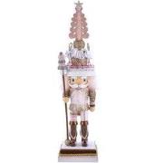 17.5 inch Holly Wood Ballet W/Tree Nutcr 5x5x10 cm kerstornament