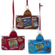 Glas reisbagage 3A 8 cm ornament