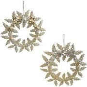 Plastic krans 2A 12 cm ornament