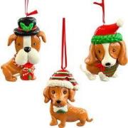 Kleideeg hond 3A 9,5 cm ornament II