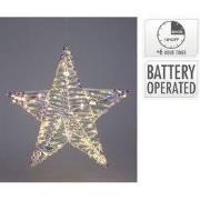 Ster 30 cm 40led shiny rainbow kerstversiering