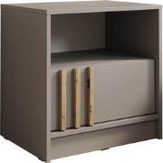 Meubella - Nachtkastje Nauru - Grijs