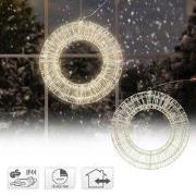 LED krans Ø 38cm warm wit met 900 LED's incl. timer